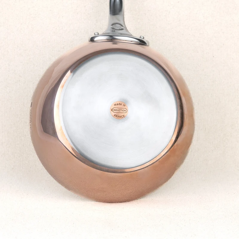 Sauteuse bombée cuivre prima matera induction ø 24cm
