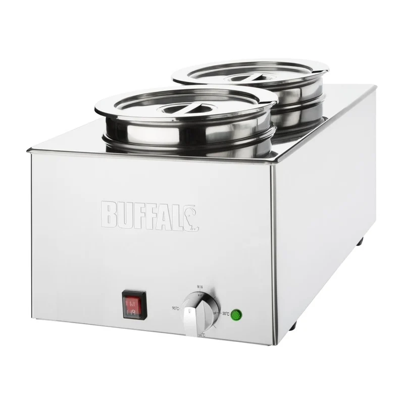 Bain-marie avec pots ronds Buffalo
