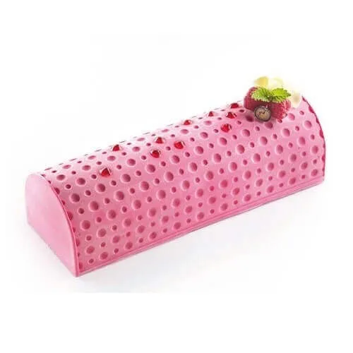 Kit moule à bûche 250 x 90mm + tapis de décor Silikomart