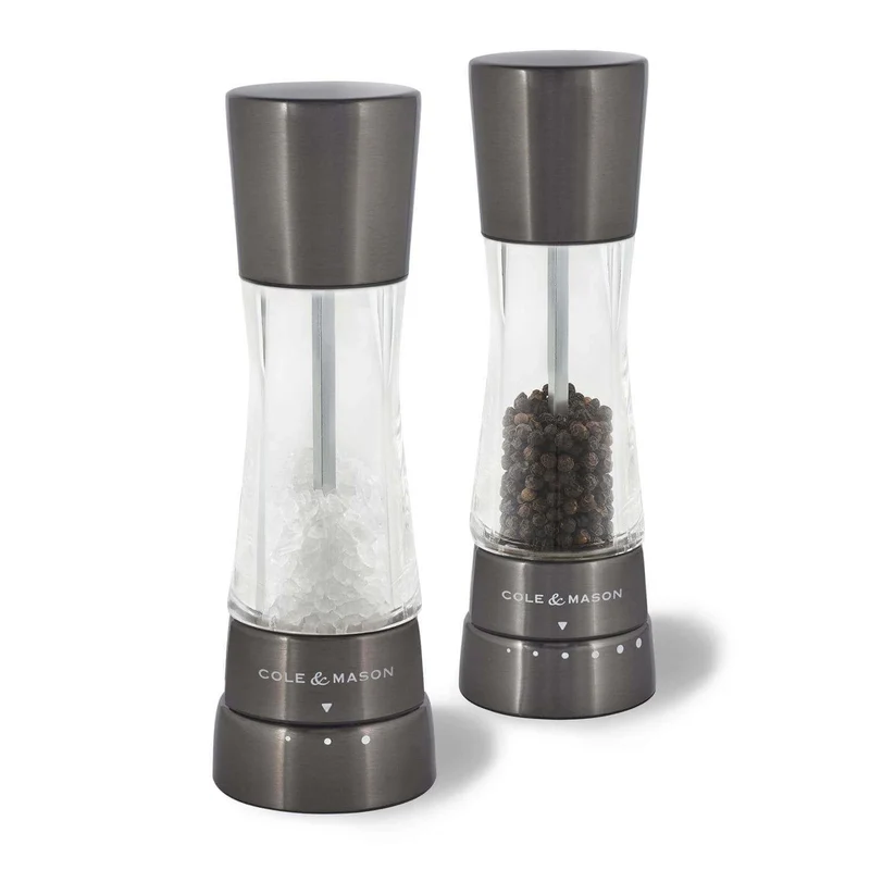 Coffret de 2 moulins sel/poivre Derwent Cole & Mason 19cm