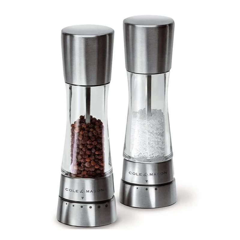 Coffret de 2 moulins sel/poivre Derwent Cole & Mason 19cm