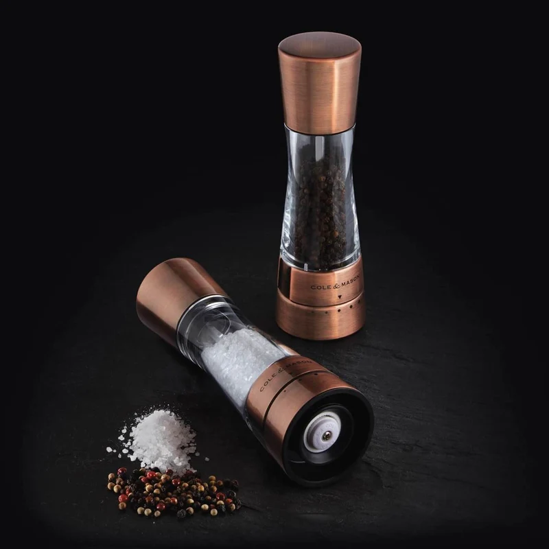 Coffret de 2 moulins sel/poivre Derwent Cole & Mason 19cm