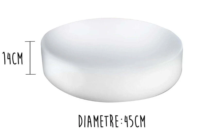 Billot de boucher Matfer en PEHD 500 - Diamètre 45cm