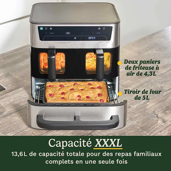 Friteuse à air Trizone 13,6 L 2400 W Cuisinart