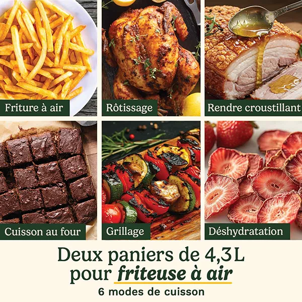 Friteuse à air Trizone 13,6 L 2400 W Cuisinart