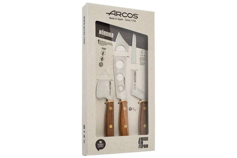 Coffret 3 couteaux à fromage Arcos Nordika