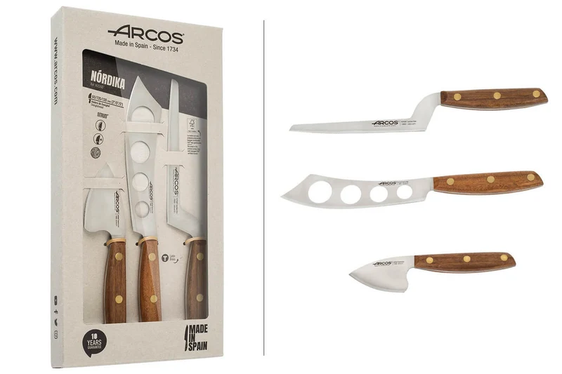 Coffret 3 couteaux à fromage Arcos Nordika