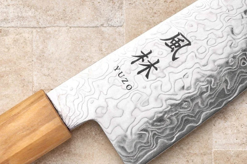 Couteau kiritsuke gyuto 21cm japonais Yuzo Ryuho Damas SG2