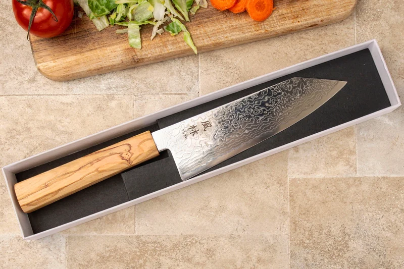 Couteau bunka 18cm japonais Yuzo Ryuho Damas SG2