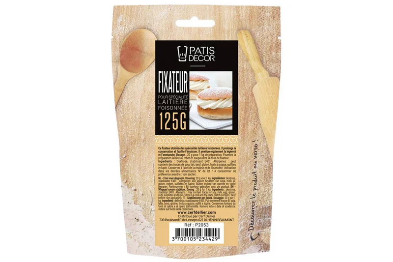 Fixateur Patisdécor pour crème chantilly 125g