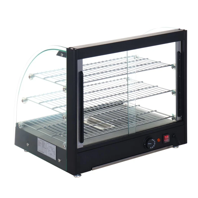 Vitrine chauffante Nisbets Essentials 82L