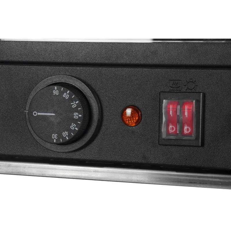 Vitrine chauffante Nisbets Essentials 82L