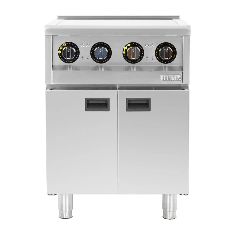 Plaque induction 4 zones sur meuble Buffalo Série 600 2x 3kW