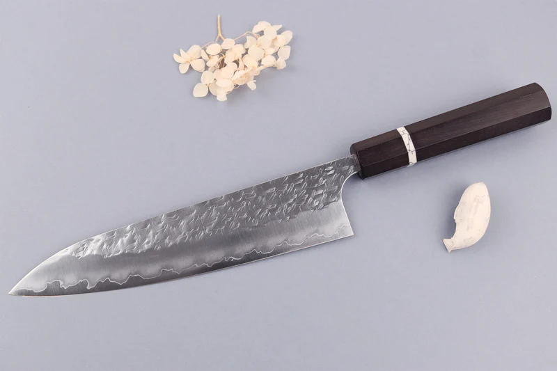 Couteau de chef 21cm japonais artisanal Yoshimi Kato Hyo SG2