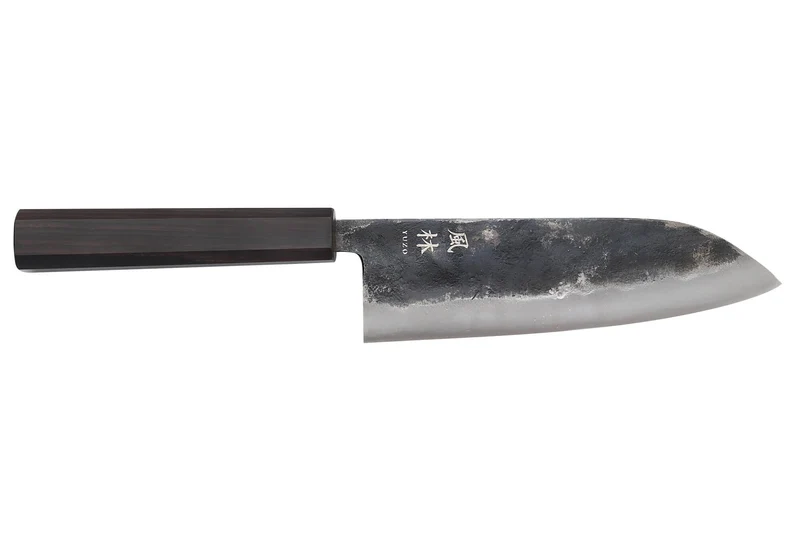 Couteau santoku 16,5cm japonais artisanal Yuzo Shinju BS2