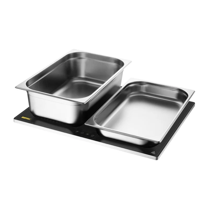 Plateau chauffant alimentaire mince Buffalo GN 2/1