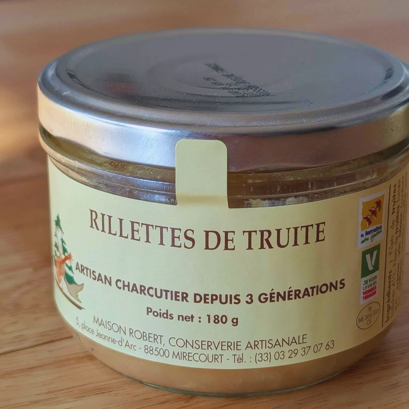 🐟 Rillettes de truite artisanales – Maison Robert (Vosges) 🇫🇷