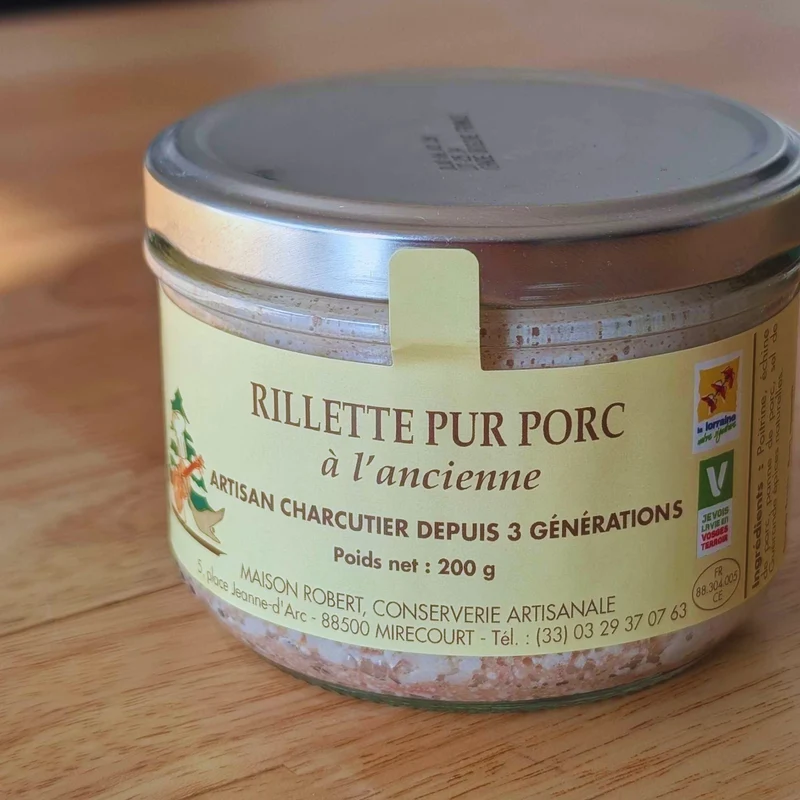 🐖 Rillettes de porc à l’ancienne – Maison Robert (Vosges) 🇫🇷