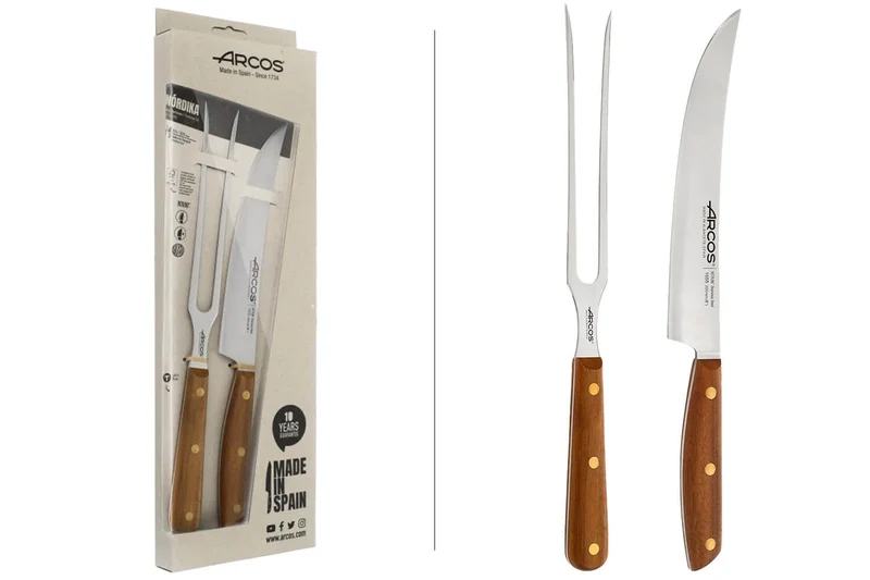 Coffret spécial barbecue Arcos Nordika fouchette + couteau à découper