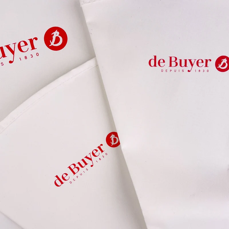 Poche à douille en coton revêtu De Buyer