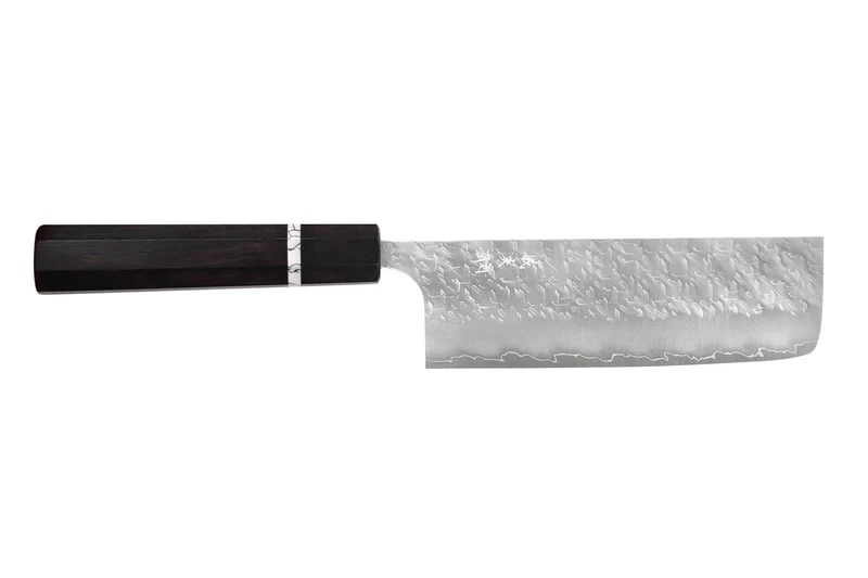 Couteau nakiri 16,5cm japonais artisanal Yoshimi Kato Hyo SG2