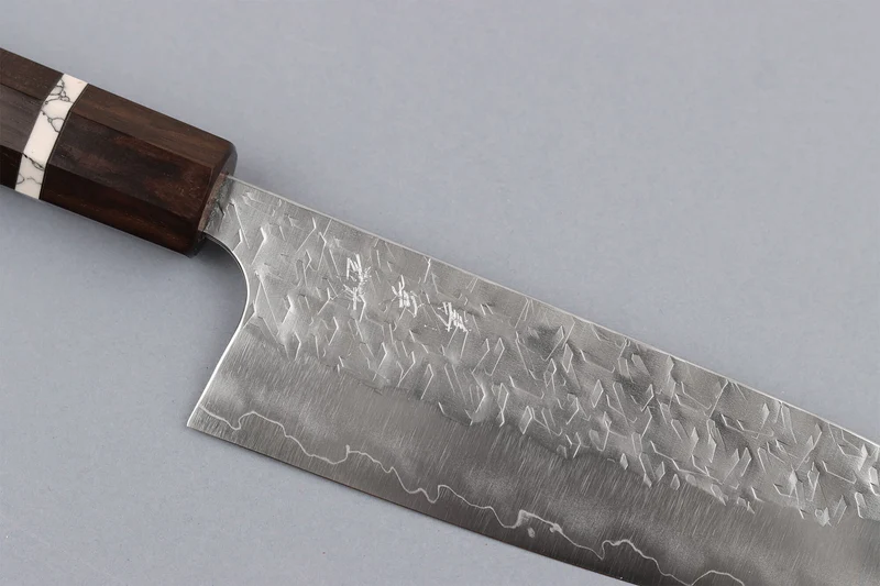 Couteau santoku 16,5cm japonais artisanal Yoshimi Kato Hyo SG2