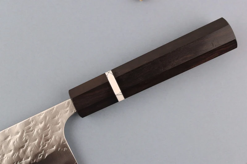 Couteau santoku 16,5cm japonais artisanal Yoshimi Kato Hyo SG2