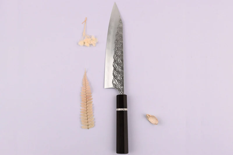 Couteau kiritsuke 21cm japonais artisanal Yoshimi Kato Hyo SG2