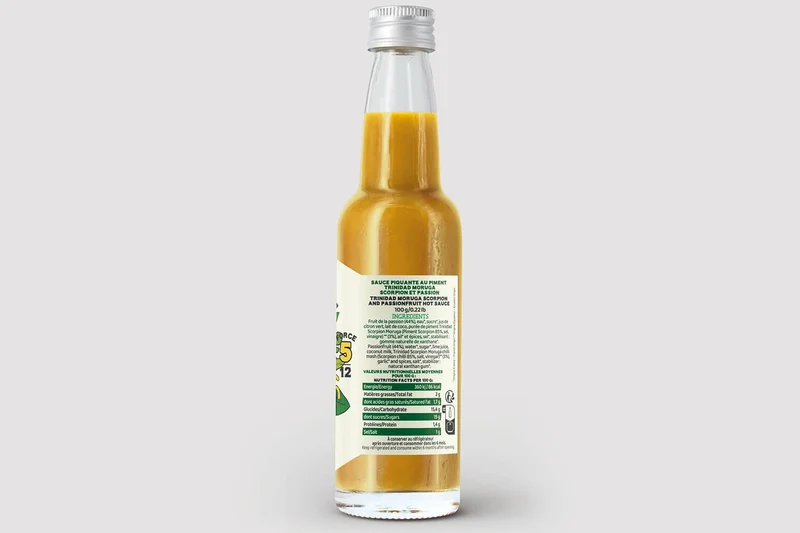 Sauce Martin Amazonia force 5/12 piment Trinidad et fruit de la passion 100g