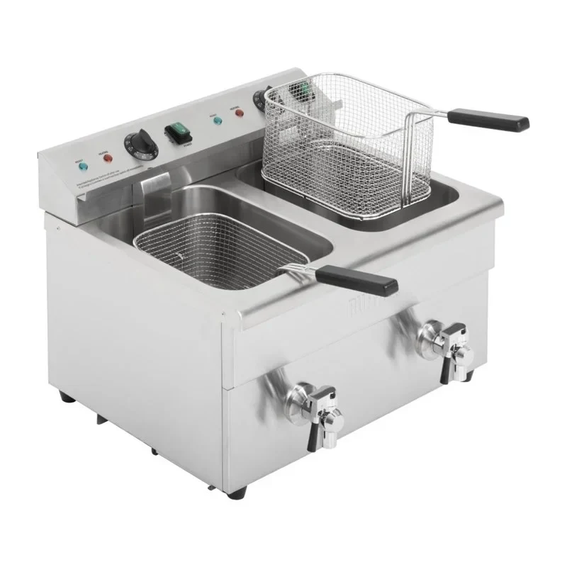 Buffalo Friteuse à induction double 2 x 3000W