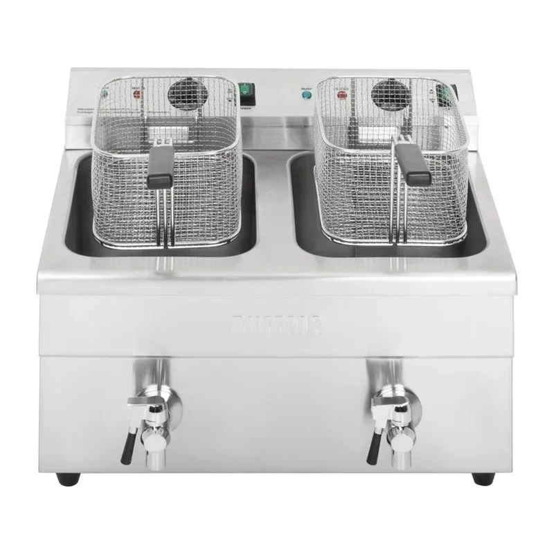 Buffalo Friteuse à induction double 2 x 3000W