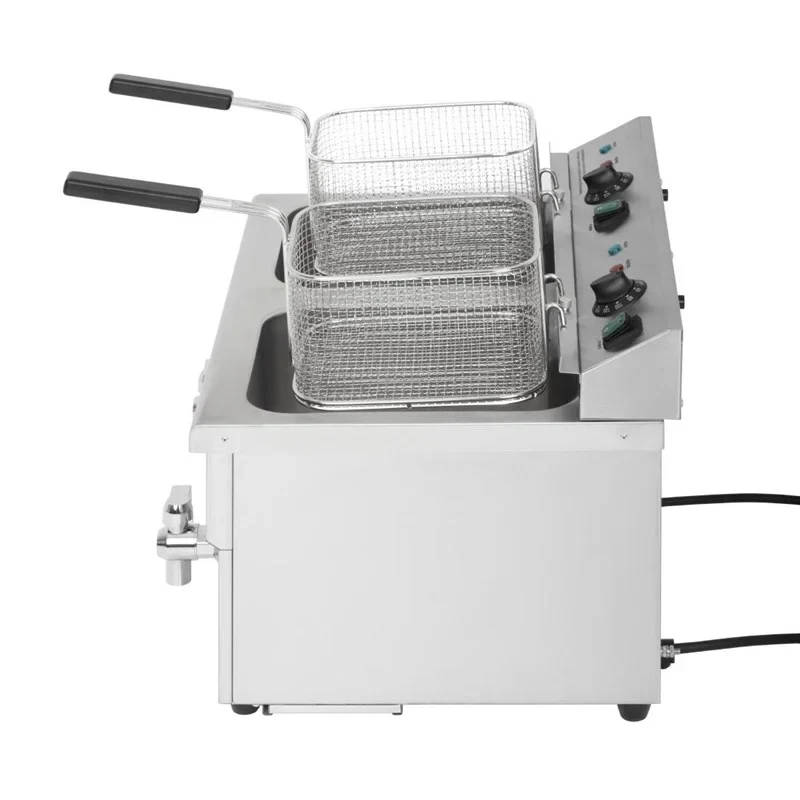 Buffalo Friteuse à induction double 2 x 3000W