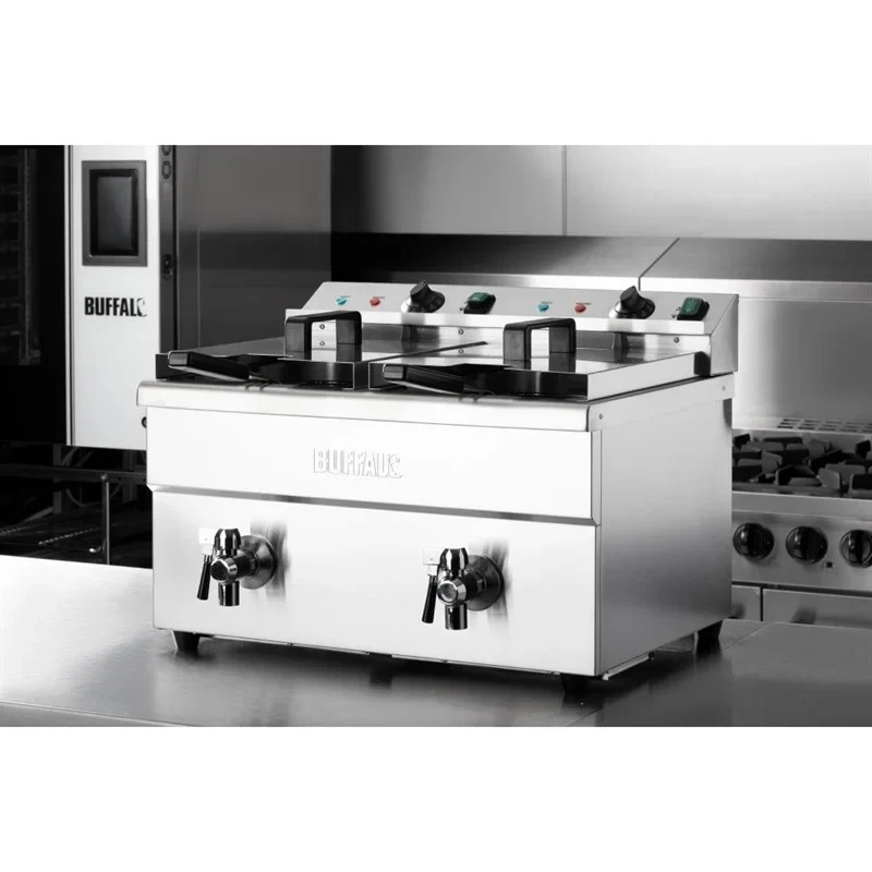 Buffalo Friteuse à induction double 2 x 3000W