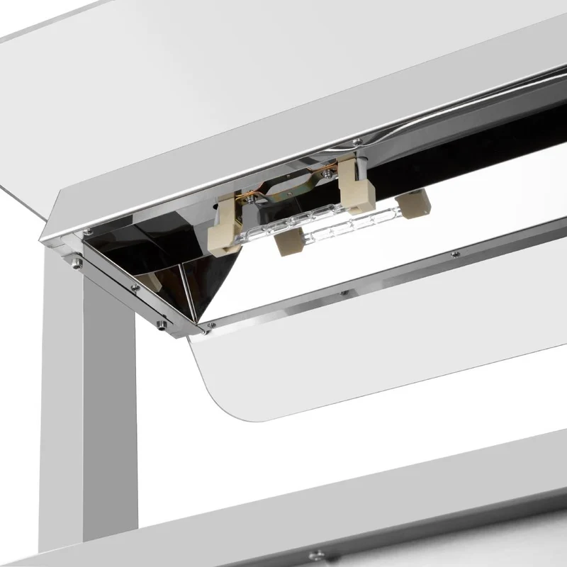 Buffet central mobile avec plaque chauffante Buffalo 4 x GN 1/1