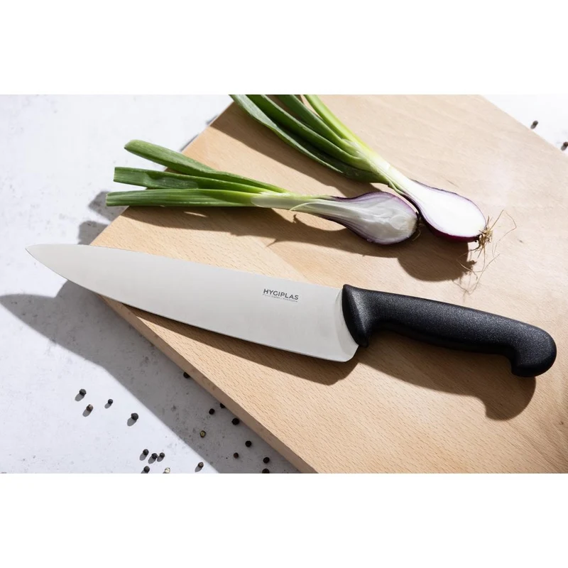 Couteau de cuisine Hygiplas noir 255mm