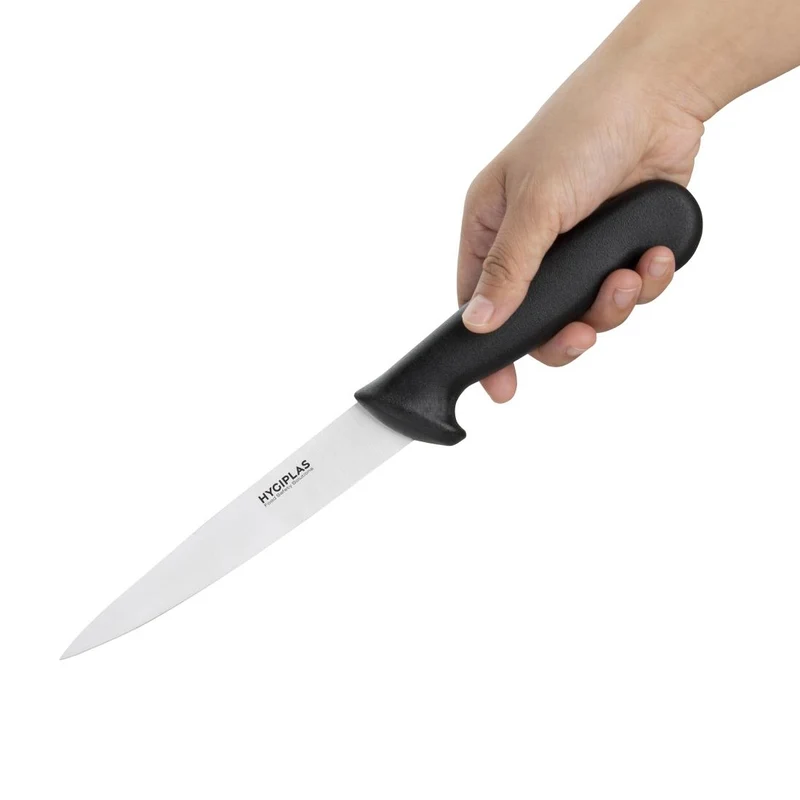 Couteau à filet Hygiplas noir 160mm