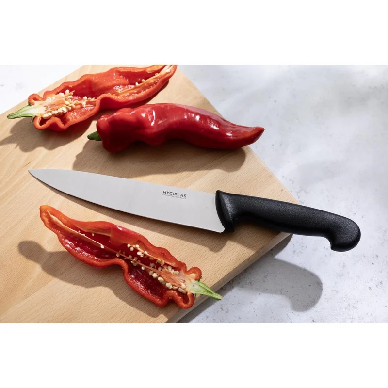 Couteau de cuisine Hygiplas noir 215mm