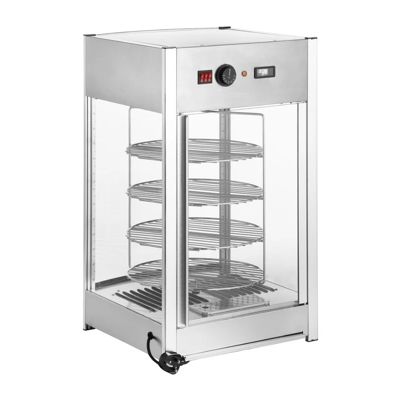 Vitrine chauffante rotative pour pizzas Buffalo 4 niveaux