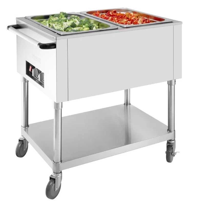 Bain-marie mobile Buffalo 2x GN 1/1
