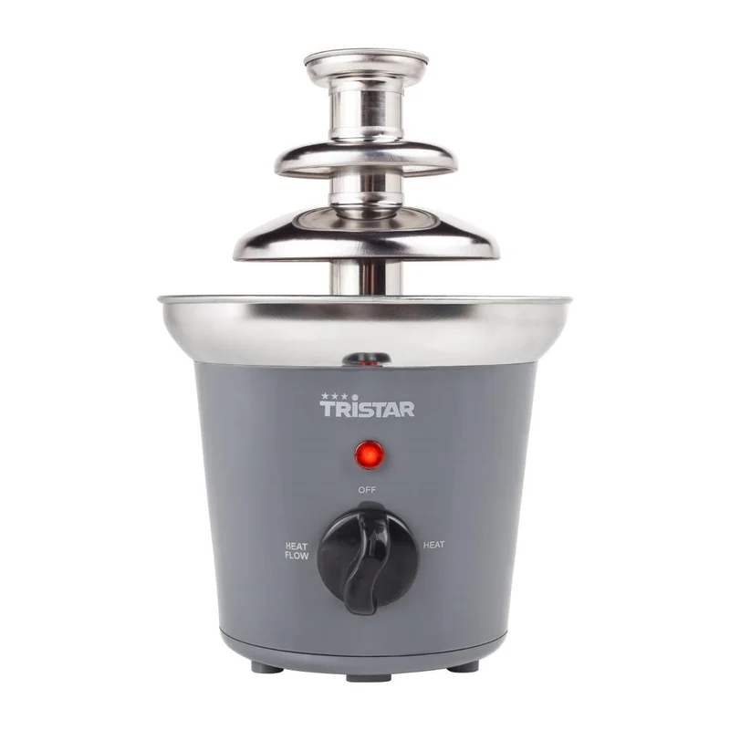 Fontaine à chocolat Tristar CF-1603 niveaux en acier inoxydable