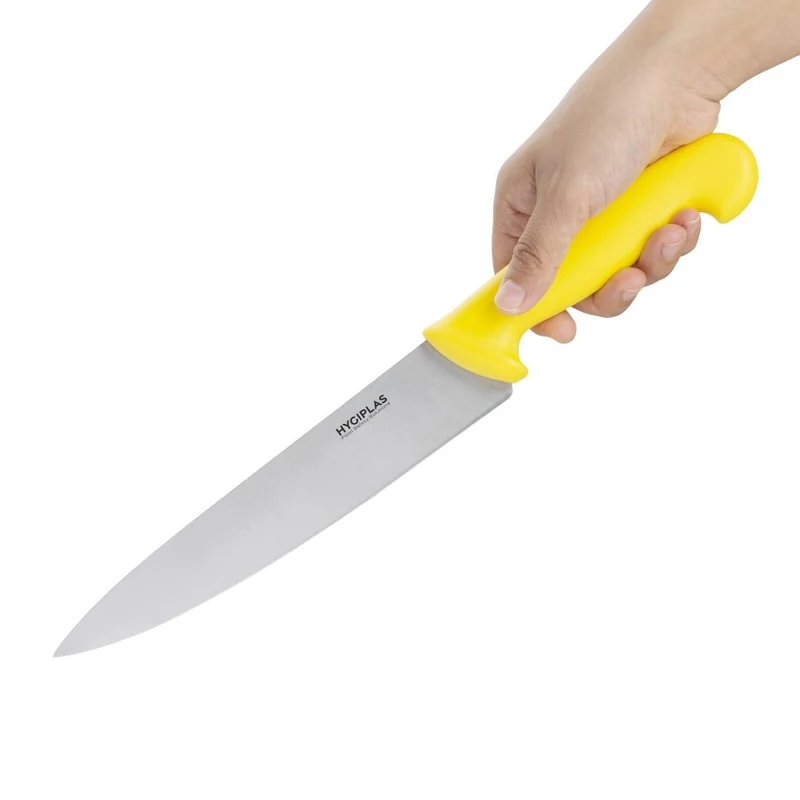Couteau de cuisine Hygiplas jaune 218mm