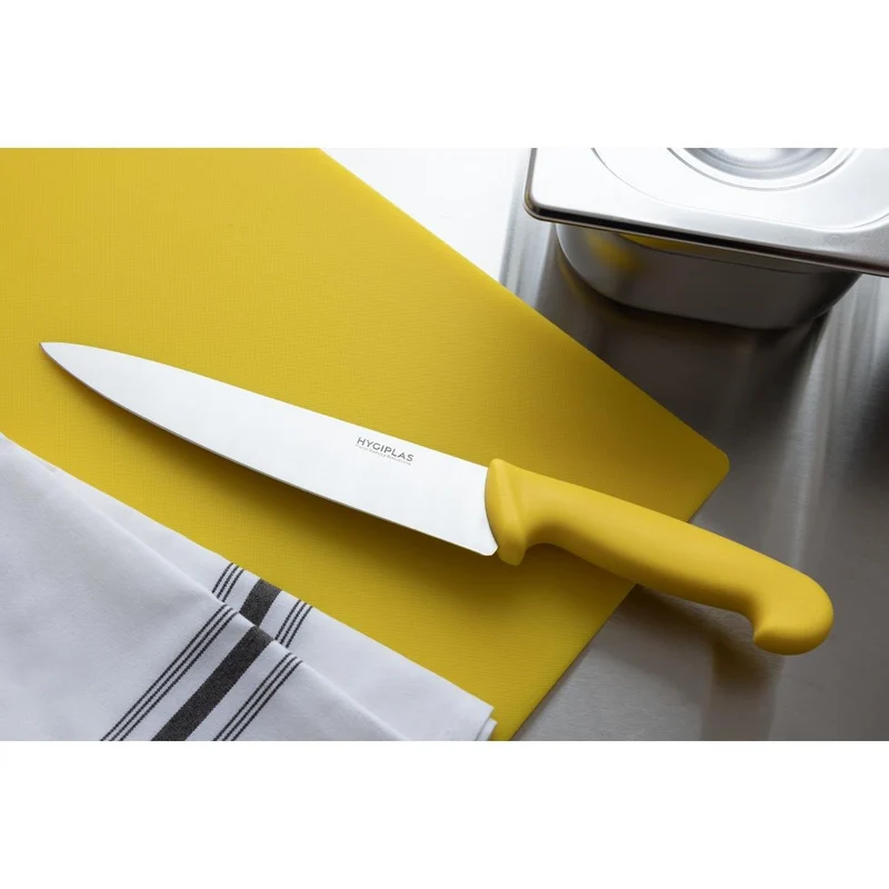 Couteau de cuisine Hygiplas jaune 218mm