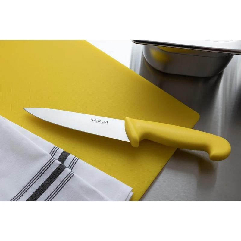 Couteau de cuisine Hygiplas jaune 155mm