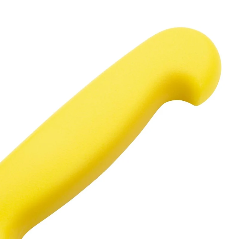 Couteau à trancher denté Hygiplas jaune 248mm