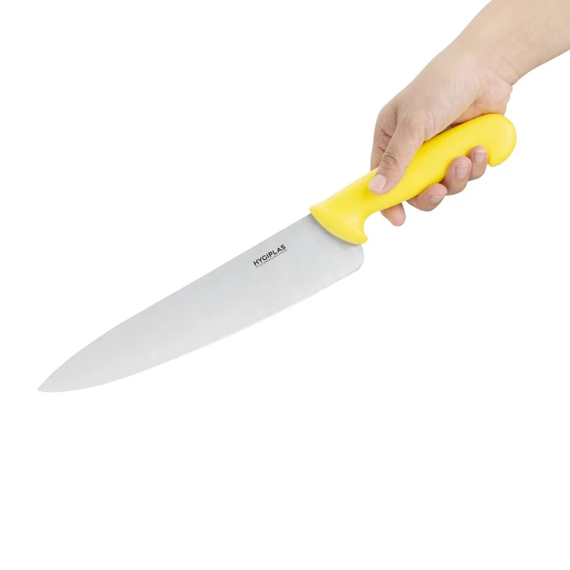 Couteau de cuisine Hygiplas jaune 255mm