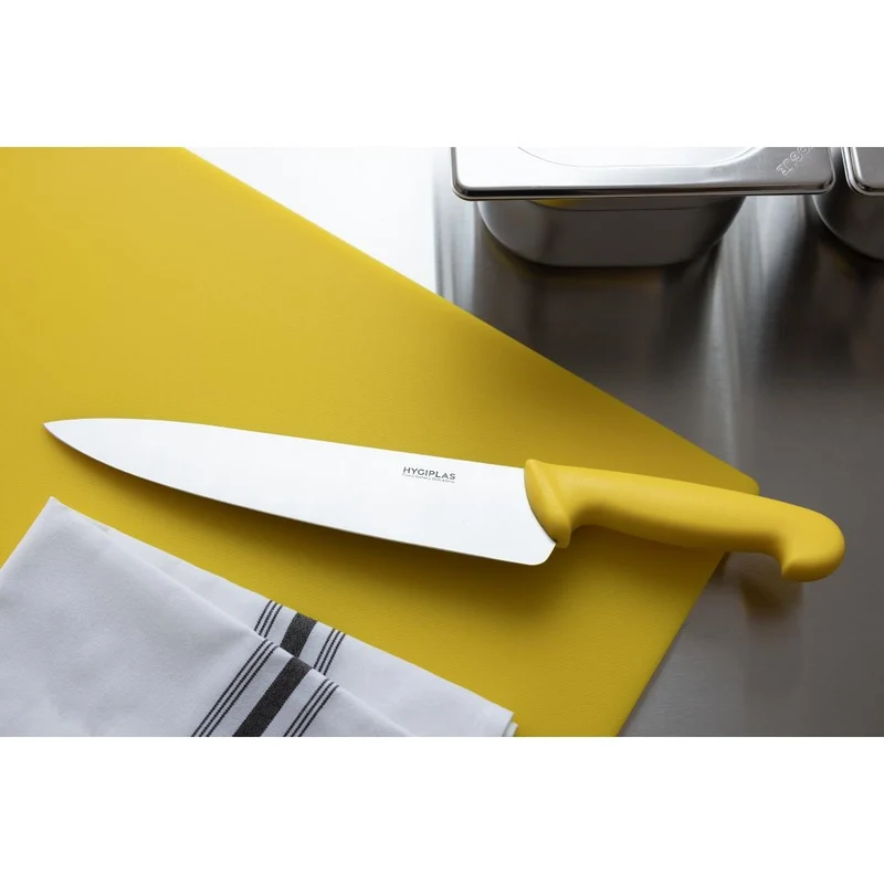 Couteau de cuisine Hygiplas jaune 255mm