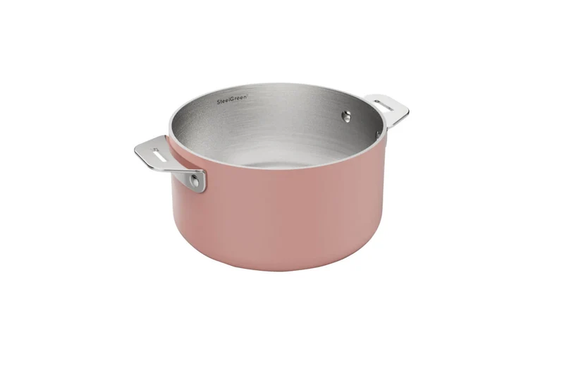 Casserole Cookut La Merveilleuse 16cm en acier inoxydable Steel Green®