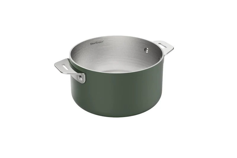 Casserole Cookut La Merveilleuse 16cm en acier inoxydable Steel Green®