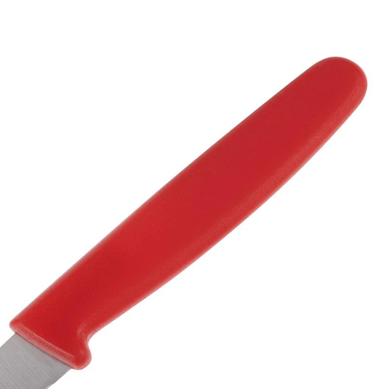 Couteau d'office Hygiplas rouge 75 mm