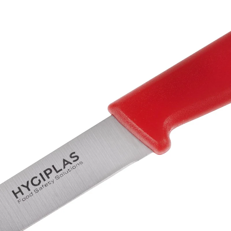 Couteau d'office Hygiplas rouge 75 mm